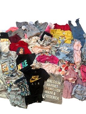Mystery Lot of 2T Girl Toddler Kid Clothes up to 20 Items/5lbs